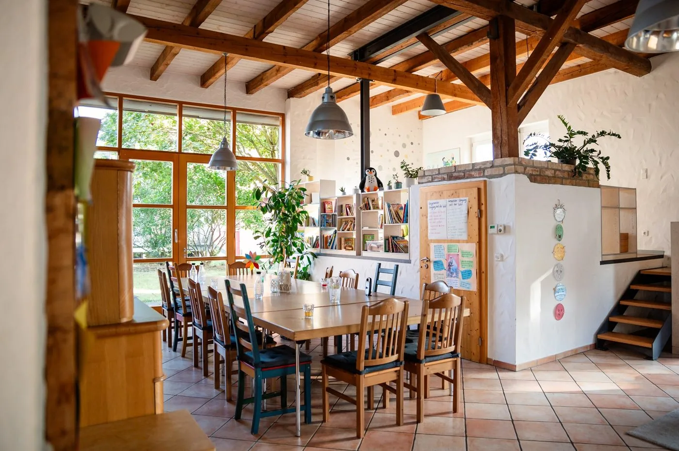 Gemütliche Atmosphäre im Café Hasenvilla